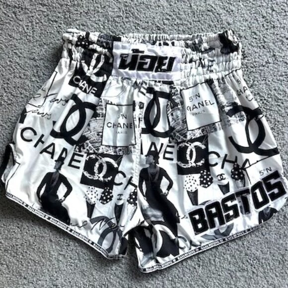 Raja Boxing Other - Raja Muay Thai Boxing Shorts in XL - Luxury Fashion House Print -Excellent Cond.